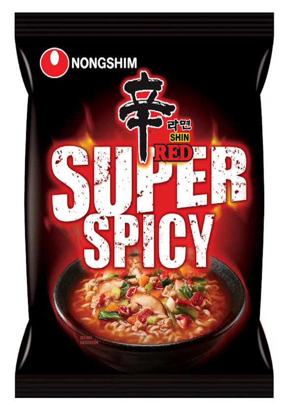 NONGSHIM Shin Red Super Spicy Noodle 120g