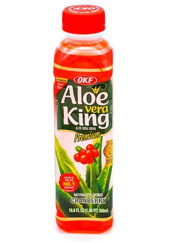 OKF Aloe Vera Drink Cranberry 500ml