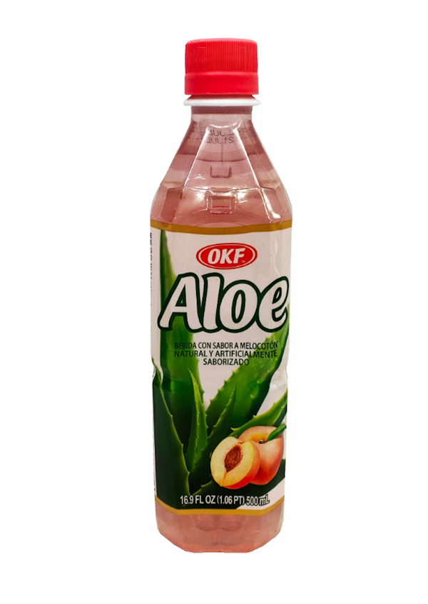 OKF Aloe Vera Drink Peach 500ml