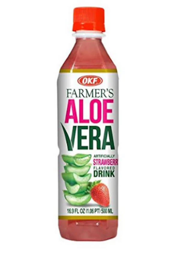 OKF Aloe Vera Drink Strawberry 500ml