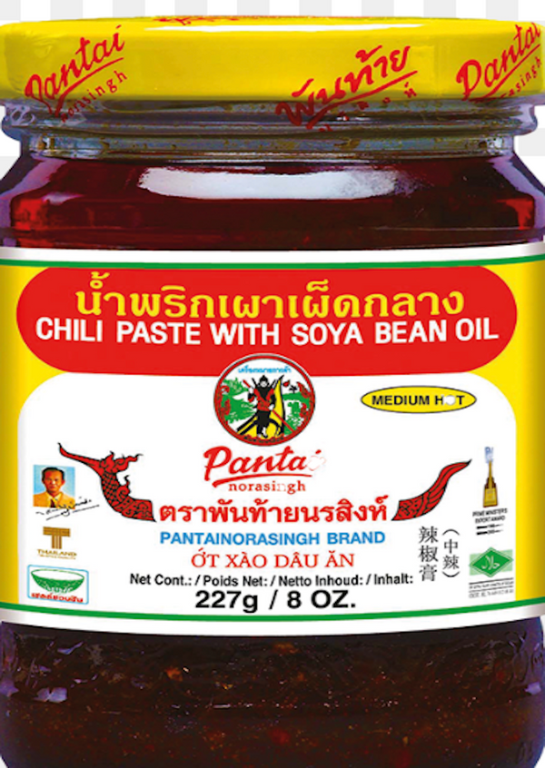 PANTAI Chili Paste with Soybean Oil (Medium Hot) 227g