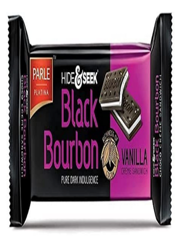 PARLE Hide&Seek Black Bourbon Vanilla Biscuits 100g