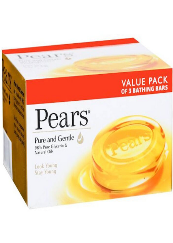 PEARS Soap Pure and Gentle 3*125g