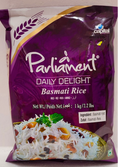 PARLIAMENT Purple Daily Delight Basmati Rice 1kg