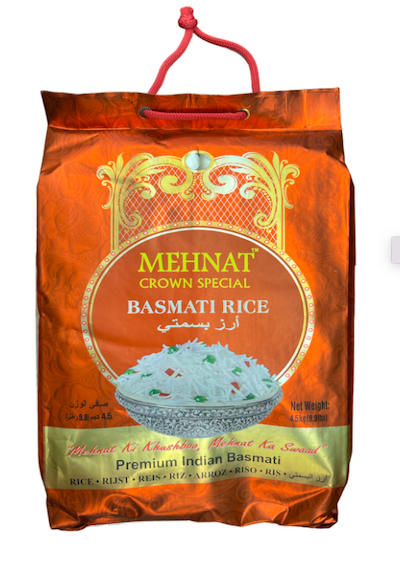 MEHNAT Crown Basmati Rice 4.5kg