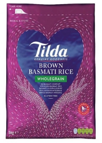TILDA Brown Basmati Rice 5kg