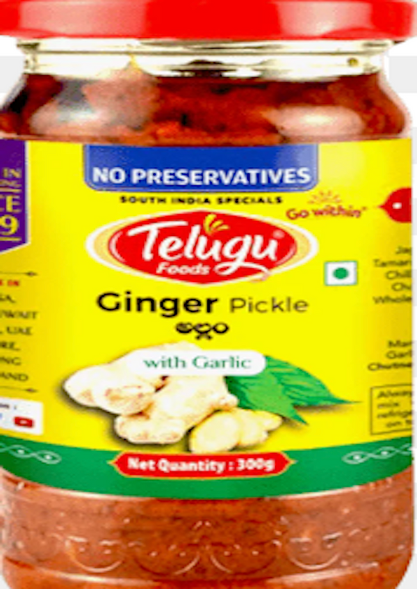 TELUGU Ginger & Garlic Pickle 300g