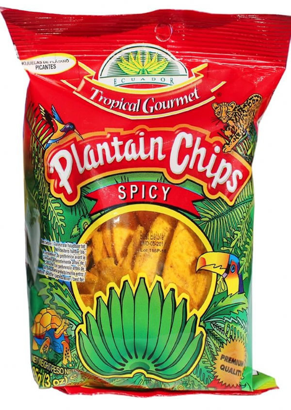 TG Plantain Chips Spicy 85g