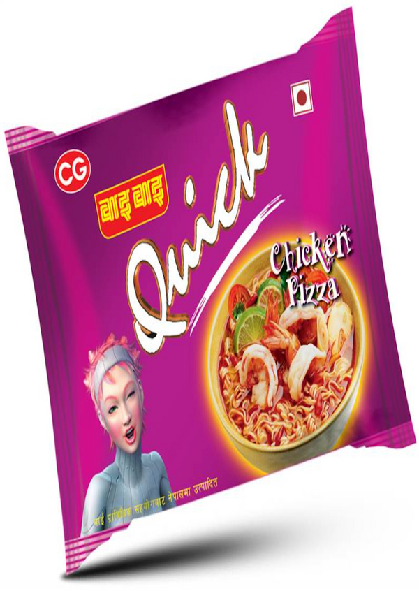 WAI WAI Quick Chicken Pizza Noodles 75g
