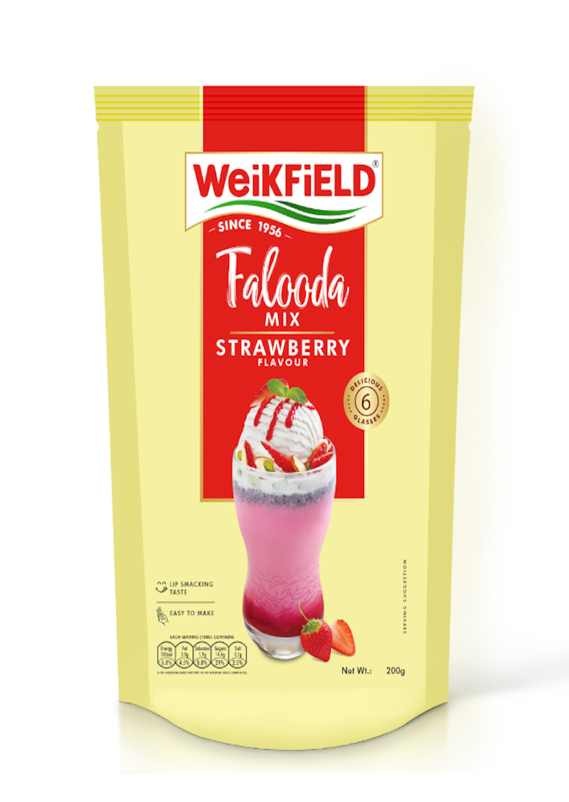 Lucky Falooda Mix Combo (paquet De 4, 200 G Chacun) Saveurs : Pista, Mangue, Rose, Fraise