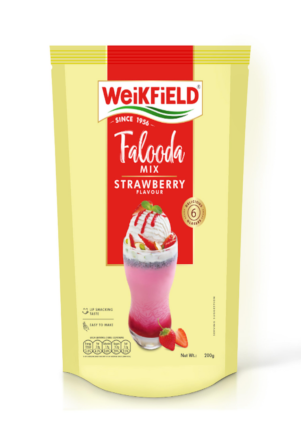 WEIKFIELD Falooda Strawberry Mix Powder 200g